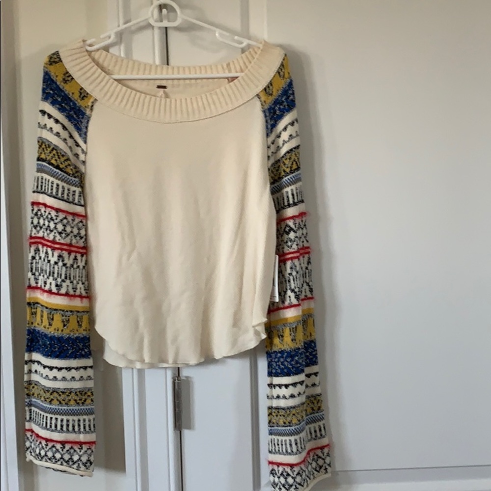 Free People Bell Sleeve Sweater